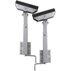 LONGZIMING 2-tlg. Bootsanhänger-Bugstützen-Set Solides Stahlrohr 63-88 Cm