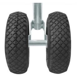 LONGZIMING ProPlus Doppel-Stützrad Kunststofffelge +luftgefüllten Reifen 341508 -Anhänger & Zubehör Verkäufe 47671564 3