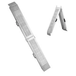 Anhänger & Zubehör Verkäufe 47 Boudech 250 Kg Rutschfeste Stahl-Laderampe Für Motorradroller Mit Griffen. 170x22,5x4,5 Cm