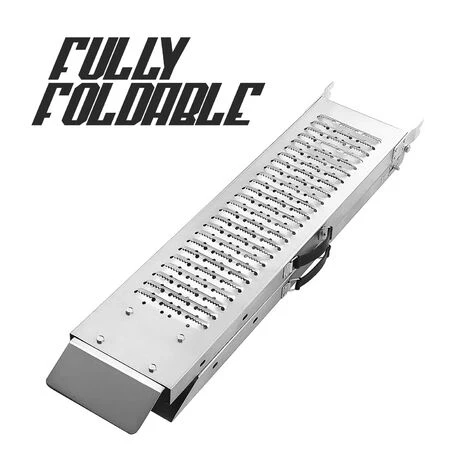 Boudech 250 Kg Rutschfeste Stahl-Laderampe Für Motorradroller Mit Griffen. 170x22,5x4,5 Cm 4 Boudech 250 Kg Rutschfeste Stahl-Laderampe Für Motorradroller Mit Griffen. 170x22,5x4,5 Cm – Bild 4