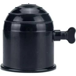 ECHOO Anhängerkupplungs-Kugelabdeckung, 50 Mm Universal-Kupplungskugelkappe Anhängerkupplungskugelabdeckung Abdeckung Anhängerkupplungskugel, Schwarz