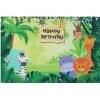 INSMA Animal Jungle Safari Fotografie Hintergrund Geburtstag Party Horn 210 * 150CM