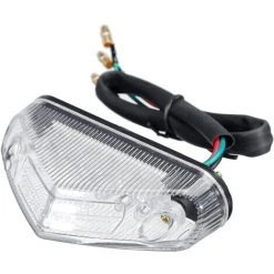 INSMA 12-LED Universal Rot Heckbremsrücklicht DC 12V Für Motorrad ATV Dirt Bike Weiß