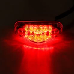 INSMA 12-LED Universal Rot Heckbremsrücklicht DC 12V Für Motorrad ATV Dirt Bike Weiß 6 INSMA 12-LED Universal Rot Heckbremsrücklicht DC 12V Für Motorrad ATV Dirt Bike Weiß -Anhänger & Zubehör Verkäufe 51781810 3