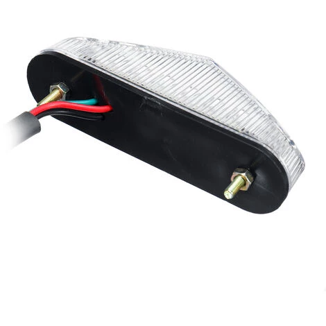 INSMA 12-LED Universal Rot Heckbremsrücklicht DC 12V Für Motorrad ATV Dirt Bike Weiß 4 INSMA 12-LED Universal Rot Heckbremsrücklicht DC 12V Für Motorrad ATV Dirt Bike Weiß – Bild 4