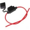 ECENCE 1x KFZ Sicherungs-Halter Flachsicherung Max.30A 14AWG PKW Sicherung HIFI