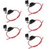 ECENCE 5x KFZ Sicherungs-Halter Flachsicherung Max.30A 14AWG PKW Sicherung HIFI