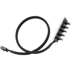 LANGRAY 4-poliger PWM-Lüfter-Hub, 5-poliger Lüfter-Hub, 4-poliger Anschluss Für PC-Lüfter-Hub, 4-poliges PWM-Lüfter-Splitter-Kabel, Geeignet Für PC-Lüfter-Kabel