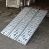 BAUMARKTPLUS TrutzHolm® Alu Auffahrrampe 174 Cm 3 Fach Faltbar 1020 Kg Verladerampe Dreifachrampe Breitrampe Motorradrampe