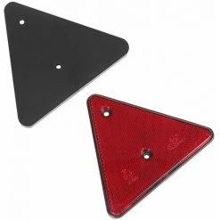 ECHOO Rote Dreieck-Signalreflektoren Dreieckige Reflektoren Sicherheitsreflektoren Für Anhänger, Motorrad, Wohnwagen, LKW, Boot