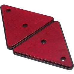 ECHOO Rote Dreieck-Signalreflektoren Dreieckige Reflektoren Sicherheitsreflektoren Für Anhänger, Motorrad, Wohnwagen, LKW, Boot -Anhänger & Zubehör Verkäufe 52645275 3