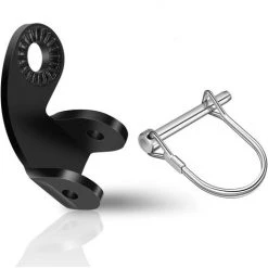 Kupplung Für Fahrradanhängerkupplung Fahrradkupplungsbefestigung Adapter Ellbogen Ersatzverbinder Fahrradanhängerkupplung Kompatibel Mit Burley, Betterlife (Schwarz, 1 Stück)