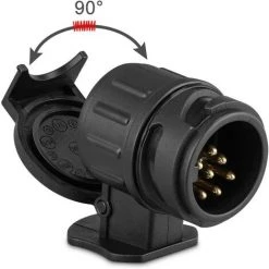 13/7 Neue Version 13-poliger Auf 7-poliger Anhängerkupplungsstecker-Adapter Für 13-polige PKW-Anhänger，Betterlife（1 Stk） -Anhänger & Zubehör Verkäufe 54099309 4