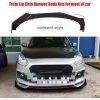 ASUPERMALL Schwarz Universal 3 Stück Auto Front Lip Chin Bumper Body Kits Für Honda Civic