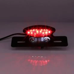 QERSTA Motorrad ROT LED Rücklichter Bremslicht Kennzeichenleuchte Universal Modifiziert Retro -Anhänger & Zubehör Verkäufe 54919816 5