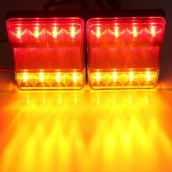 DRILLPRO 2 X 12 V 8 LED Rücklichter Stoppanzeige Pkw-Anhänger-LKW -Anhänger & Zubehör Verkäufe 56656056 4