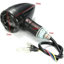 DRILLPRO 2X Universal 12V LED Signalleuchten Blinker Rücklicht Lampe Bernstein Rot Bremse -Anhänger & Zubehör Verkäufe 56656239 3