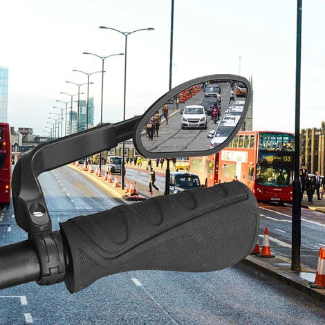 ASUPERMALL Specchio Piatto Posteriore In Bicicletta Telescopica A 360 Gradi In Bici Rotabile Per La Vista Posteriore Per La Bici Per Bici Da Strada MTB,Modello:Blueleft 2 ASUPERMALL Specchio Piatto Posteriore In Bicicletta Telescopica A 360 Gradi In Bici Rotabile Per La Vista Posteriore Per La Bici Per Bici Da Strada MTB,Modello:Blueleft – Bild 2