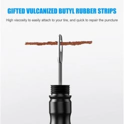 ASUPERMALL 2 In 1 Kit Di Riparazione Di Pneumatici Per Biciclette Per Pneumatici Strumenti Per Le Strisce Di Riparazione Per Mountain Bike Per Mountain Bike,Modello:Nero -Anhänger & Zubehör Verkäufe 56802610 3
