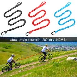 SUPERSELLER Elastisches Anhängerseil Eltern-Kind-Zugseil Kinder-Mountainbike-Fahrrad-Hundewanderleine -Anhänger & Zubehör Verkäufe 56812705 4