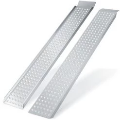 Randaco 2x Rampe Verladerampen Verladeschiene Verladerampe Auffahrschiene, 400 Kg/Paar Traglast Motorradrampe
