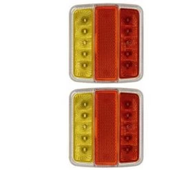2 X ProPlus Rückleuchte 4 Funktionen 98x105mm 14LED PM