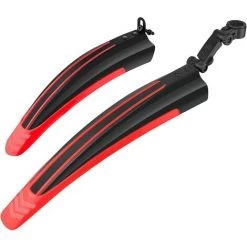 OCXIN Fahrrad Schutzblech Set, Verstellbare Universal Rennrad Vorne Hinten Fahrradschutzblech Mountainbike Fahrrad Kotflügel Steckschutzblech Zubehör Für MTB Citybike 20-26 Zoll Räder