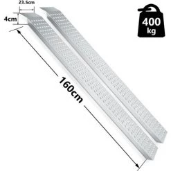 Wolketon 2x Rampe Verladerampen Verladeschiene Verladerampe Auffahrschiene, 400 Kg/Paar Traglast Motorradrampe -Anhänger & Zubehör Verkäufe 58697467 4