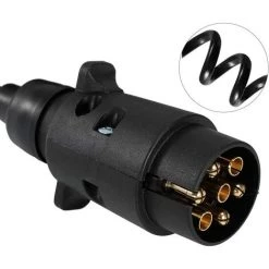 BARES Trailer Extension Cable, 7-13 Pin Trailer Plug Socket 12v Trailer Extension Cable With Trailer Plug Socket Connector For Car Trailer Accessories -Anhänger & Zubehör Verkäufe 59040119 4