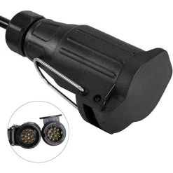 BARES Trailer Extension Cable, 7-13 Pin Trailer Plug Socket 12v Trailer Extension Cable With Trailer Plug Socket Connector For Car Trailer Accessories -Anhänger & Zubehör Verkäufe 59040119 5
