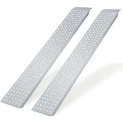 TolleTour 2x Rampe Verladerampen Verladeschiene Verladerampe Auffahrschiene, 400 Kg/Paar Traglast Motorradrampe