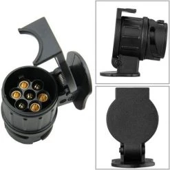 BARES 13-poliger Auf 7-poliger Anhängerkupplungsadapter - Für Wohnwagen, LKW, Anhänger - Wasserdicht, 12 V 9 BARES 13-poliger Auf 7-poliger Anhängerkupplungsadapter - Für Wohnwagen, LKW, Anhänger - Wasserdicht, 12 V -Anhänger & Zubehör Verkäufe 59718444 5