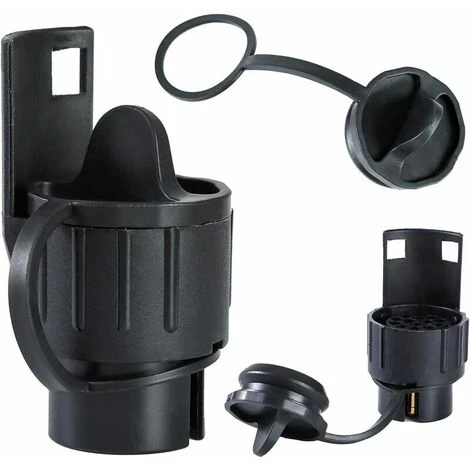 QERSTA QX1523 Anhänger-Steckdosenadapter, 13-poliger Auf 7-poliger Stecker, Auto-LKW-Anhängerkupplung, Abschleppstecker-Konverter-Adapter Mit Abdeckung 3 QERSTA QX1523 Anhänger-Steckdosenadapter, 13-poliger Auf 7-poliger Stecker, Auto-LKW-Anhängerkupplung, Abschleppstecker-Konverter-Adapter Mit Abdeckung – Bild 3