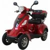 Rolektro E-Quad 15 Rot Elektromobil Elektroroller 4-Rad 1000W 15 Km/H RW 50KM Koffer Rückwärtsgang USB EU-Zulassung