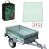 Wolketon Anhängernetz Sicherheitsnetz Gepäcknetz Anhänger Netz Sicherungsnetz 350x250 Cm Zur Ladungssicherung