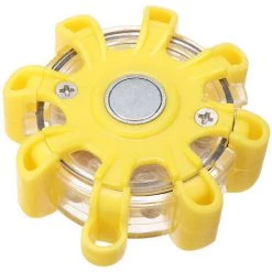 OYLDA LED-Signalleuchte Mit Magnetbatterie Einfach Zu Tragende Signalleuchte Für Draußen (gelb)