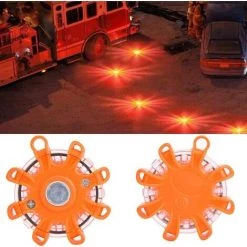 OYLDA LED-Signalleuchte Mit Magnetbatterie Einfach Zu Tragende Signalleuchte Für Draußen (gelb) -Anhänger & Zubehör Verkäufe 60164705 5