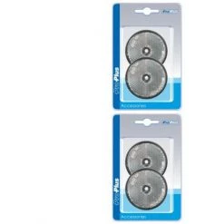 PROPLUS 2 X Reflektor Weiß 60mm Schraubbefestigung 2 Stück Im Blister