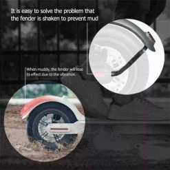 MINKUROW 9 Stück Kotflügelschutz Kotflügel Halterung Set Roller Ersatz Mit Schrauben Und Schraubkappen Zubehörteil -Anhänger & Zubehör Verkäufe 60667626 5