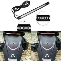 LIRIKA Luz De Freno De 48 LED Adecuada Para Tira De Luz De Señal De Giro De Bicicleta De Coche De Motocicleta Con Luz De 12V, 2 Piezas -Anhänger & Zubehör Verkäufe 60767116 4