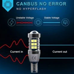 QERSTA T15 12V-24V LED Autolampe CANBUS Fehlerfrei, 800LM Weiß 6500K, Für Auto-Rückfahrlicht. (5er-Pack) 8 QERSTA T15 12V-24V LED Autolampe CANBUS Fehlerfrei, 800LM Weiß 6500K, Für Auto-Rückfahrlicht. (5er-Pack) -Anhänger & Zubehör Verkäufe 60883943 4