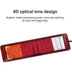 QERSTA LED Trailer Lights Kit, 2er Set 19 LED Rückleuchten Für Auto, LKW, Anhänger, Van - Wasserdicht 12V -Anhänger & Zubehör Verkäufe 60884083 4