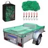 Hengda Anhängernetz Planenhaken Nylon Sicherungsnetz Abdecknetz Anhänger 300x250 Cm