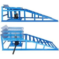 UISEBRT Auto PKW Auffahrrampe 2 Stück Laderampe Set Mit Hydraulischem Hebeplattform Wagenheber Höhenverstellbar Bis 240er Reifen 2000kg 8 UISEBRT Auto PKW Auffahrrampe 2 Stück Laderampe Set Mit Hydraulischem Hebeplattform Wagenheber Höhenverstellbar Bis 240er Reifen 2000kg -Anhänger & Zubehör Verkäufe 61241051 4