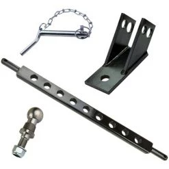 DEMA Drehsicherung Kat2 Ackerschiene 800mm Kugelkopf Kugelkupplung Anhänger Schlepper