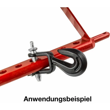 DEMA Ackerschienenhaken Haken Ackerschiene Zuglast 4500 Kg 2 DEMA Ackerschienenhaken Haken Ackerschiene Zuglast 4500 Kg – Bild 2