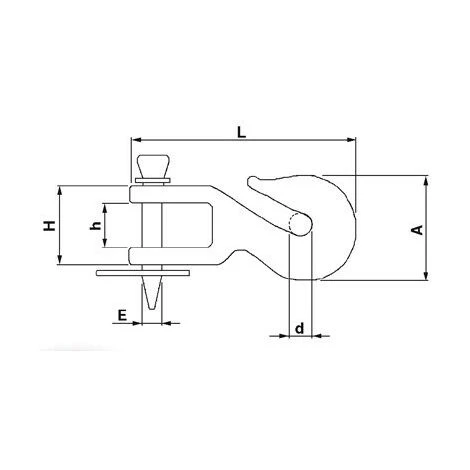 DEMA Ackerschienenhaken Haken Ackerschiene Zuglast 4500 Kg 3 DEMA Ackerschienenhaken Haken Ackerschiene Zuglast 4500 Kg – Bild 3