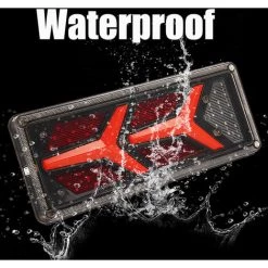 DRILLPRO 2 Stücke Universal 12 V LED Hinten Bremslicht Dynamische Bremslicht Kontrollleuchte Für Boot Anhänger Wohnwagen Van (12 V 33 Cm) -Anhänger & Zubehör Verkäufe 64098285 4