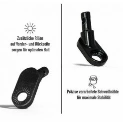 THSINDE Fahrradanhängerkupplung Mit Schnalle Fahrradanhängerhalterung, Abgeschrägter Winkelverbinder, Passend Für Die Meisten Fahrradanhänger – Plemdea -Anhänger & Zubehör Verkäufe 64100463 4