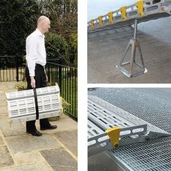 LADERAMPE-EXPERTEN - MATISERE Roll-A-Ramp Rollstuhlrampe 1530mm Wetterfest - Breite 910mm - ROLL16090H -Anhänger & Zubehör Verkäufe 64209651 4